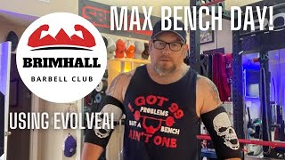 Max Bench Day with EvolveAI How much can I bench [upl. by Olbap]