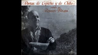 Poetas de España y de Chile recitados por Roberto Parada 1964 [upl. by Gar]