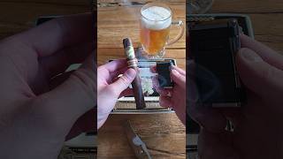 toasting a beautiful cigar in the afternoon 🌄🔥 asmr cigars Zigarre zigarren myhabanosmoment [upl. by Rtoip107]