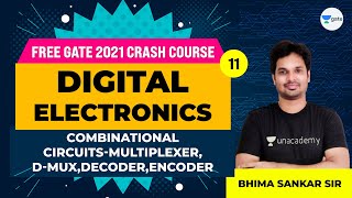 Digital Electronics  Combinational Circuits  Multiplexer DeMux Decoder Encoder  Lec 11  GATE [upl. by Sheff881]