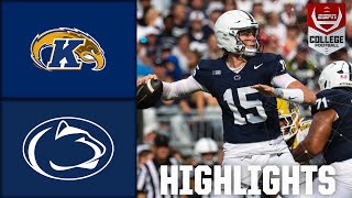 Kent State Golden Flashes vs Penn State Nittany Lions  Full Game Highlights  ESPN College Football [upl. by Olgnaed668]