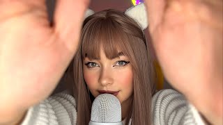 ASMR Purring mouth sounds amp hand movements [upl. by Lebasile]