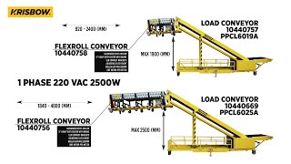 KRISBOW LOADING AND UNLOADING CONVEYOR SYSTEM [upl. by Bel]