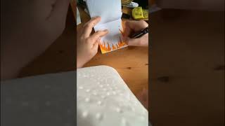 How to draw fire with POSCA Markers [upl. by Mcclenaghan35]