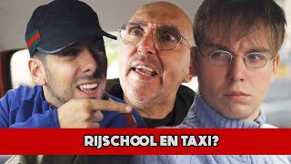 TAXI RIJSCHOOL Aflv 4 Seizoen 5 MAROKKAAN GEEFT RIJLES  Mertabi Sketch [upl. by Nelle]