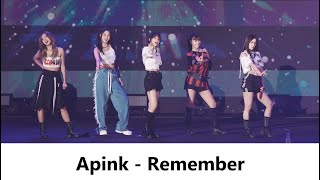 에이핑크Apink  Remember리멤버  20240720 ONE TONE CONCERT  ｜4K [upl. by Donelu]