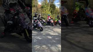 Yamaha jog Honda dio and GY6 racing practice before the event [upl. by Vescuso]