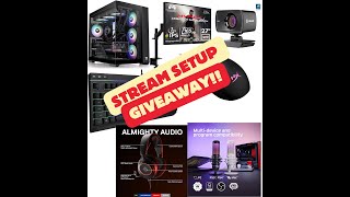 Custom PC Giveaway hyperx corsair elgato SteelSeries [upl. by Aramit]