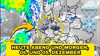 ❄️🌨️Heute Abend und morgen Wetterupdate für Deutschland [upl. by Irafat205]