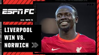 Liverpool vs Norwich reaction ‘Liverpool and Man City are the two best teams in Europe’  ESPN FC [upl. by Nirtiac23]