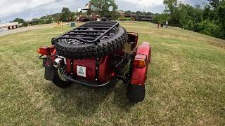 Ural Sidecar Motorcycle — Garnet Red [upl. by Aicarg]