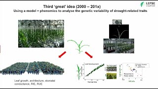 LEPSE François Tardieu  Can we really contribute to improve yield in dry areas [upl. by Yrellav788]