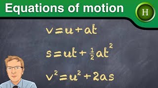 Equations of motion Higher Physics [upl. by Ardeahp495]