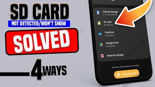 How to fix Memory sd card not detected ON ANDROID  Phone Wont detect my Memory Card sloved [upl. by Moffat]