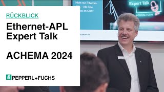 „Gamechanger“ EthernetAPL Expert Talk auf der ACHEMA 2024 [upl. by Nonnair121]