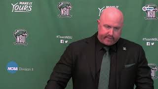 Darrin Chiaverini  Northeastern State Football Press Conference [upl. by Cordey268]