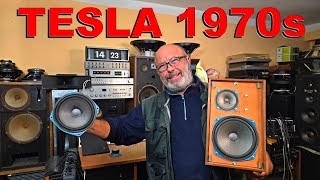 TESLA ARS 821 Reprosoustavy Vintage Speakers  Reproduktory Tesla ARN 568  Tesla ARV 168 [upl. by Zinck]