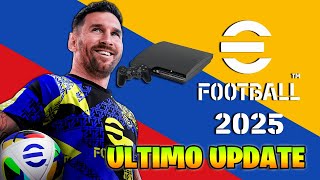 NUEVO EFOOTBALL VR PATCH 2025 PS3  BLES Y BLUS [upl. by Balfore]