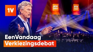 KIJK TERUG EenVandaag Verkiezingsdebat 2023  1VDebat [upl. by Chaddy]