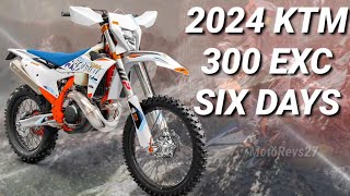 KTM 300 EXC SIX DAYS 2024 NEW DESIGN [upl. by Manya]