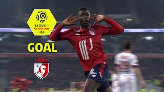 Goal Nicolas PEPE 55  LOSC  EA Guingamp 22 LOSCEAG  201718 [upl. by Sikata352]