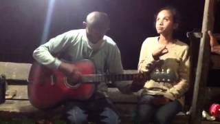 The 19 years old blind singer Elsie Balawing with her father [upl. by Nimar]