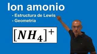 Ion amonio Estructura de Lewis y geometría [upl. by Willette]