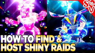 How to Find amp Host Shiny Raids in Pokemon Scarlet and Violet [upl. by Aixela88]