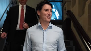 “The Liberal party is strong and united”  PM Trudeau says after highstakes caucus meeting [upl. by Rosio]