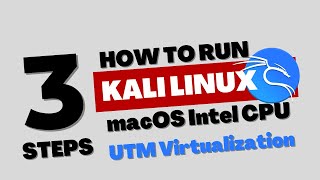 How to Install Kali Linux in UTM macOS Intel CPU [upl. by Ninos658]