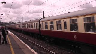 4464 Bittern passes Grantham on the Ebor Streak special to York [upl. by Vetter]