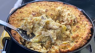 Big Mamas Secret CORNBREAD CHICKEN amp DRESSING Recipe Southern Style Cornbread Dressing [upl. by Chamberlain]