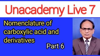 Nomenclature of carboxylic acid [upl. by Nuawad]