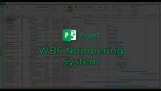 WBS Numbering System  Microsoft Project Professional Tutorial [upl. by Josefina21]