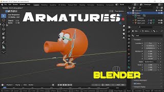 Blender Armatures amp Weight Painting  Beginner Tutorial [upl. by Gupta]