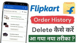 flipkart order history delete kaise kare  how to delete flipkart order history [upl. by Haiel]