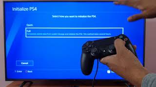 How to Factory Reset your PS4 pro or PS4 SLIM before your Resell [upl. by Eekcaj646]