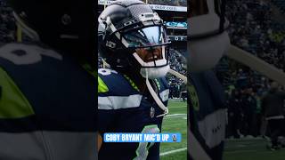 Coby Bryant mic’d up 🎙️ nfl seahawks [upl. by Edith358]