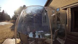 A real customer review about Alvantor bubble tent [upl. by Ramsey]