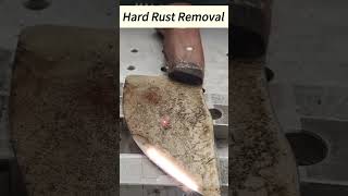 Hard Rust Removal lasercleaning cleaning [upl. by Clarhe]