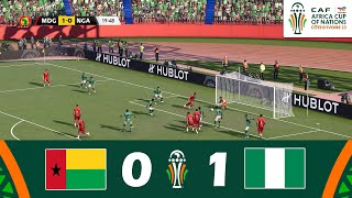 Guinea Bissau vs Nigeria 01 Highlights  CAF Africa Cup of Nations 2023 [upl. by Ahsilahs]