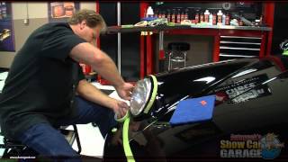 How to tapeoff car trim before machine polishing [upl. by Ahsiugal]