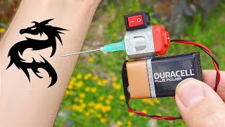 Construí la MÁQUINA de TATUAJES Definitiva FUNCIONA 💉😲 [upl. by Gertrude428]