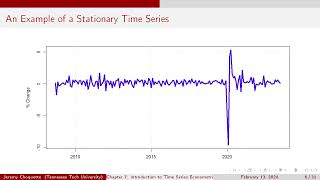 Lecture XI Time Series Econometrics [upl. by Cherise]