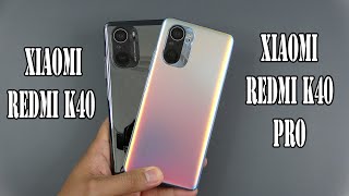 Xiaomi Redmi K40 Pro vs Redmi K40  SpeedTest and Camera comparison [upl. by Essinger]