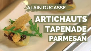 Recette dARTICHAUTS CROC ET CRAC par ALAIN DUCASSE [upl. by Olegnad]