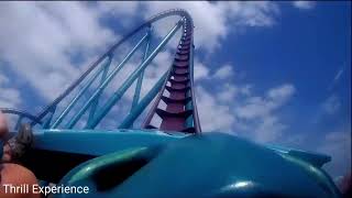 Mako Seaworld Orlando front and middle on ride POV [upl. by Oicirbaf735]