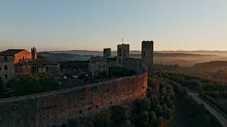 Monteriggioni  Tuscany  Sunrise [upl. by Hedwig]