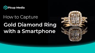 How to Photograph a Gold Diamond Ring Using the Gemlightbox [upl. by Aihtela]