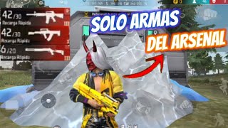 RETO SOLO PODEMOS USAR LAS ARMAS DEL BÚNKER ¿Nos fue mal🤔 FREE FIRE [upl. by Desberg489]